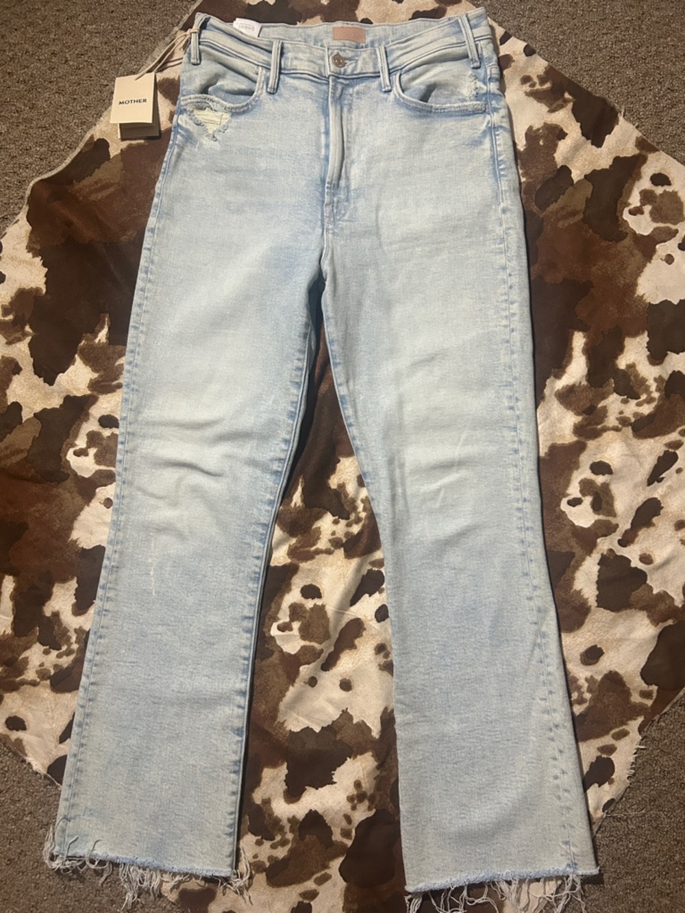 MOTHER The Hustler Ankle Fray 30/27